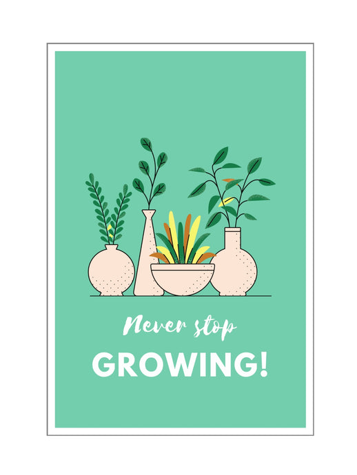 'Never stop growing' Gift card