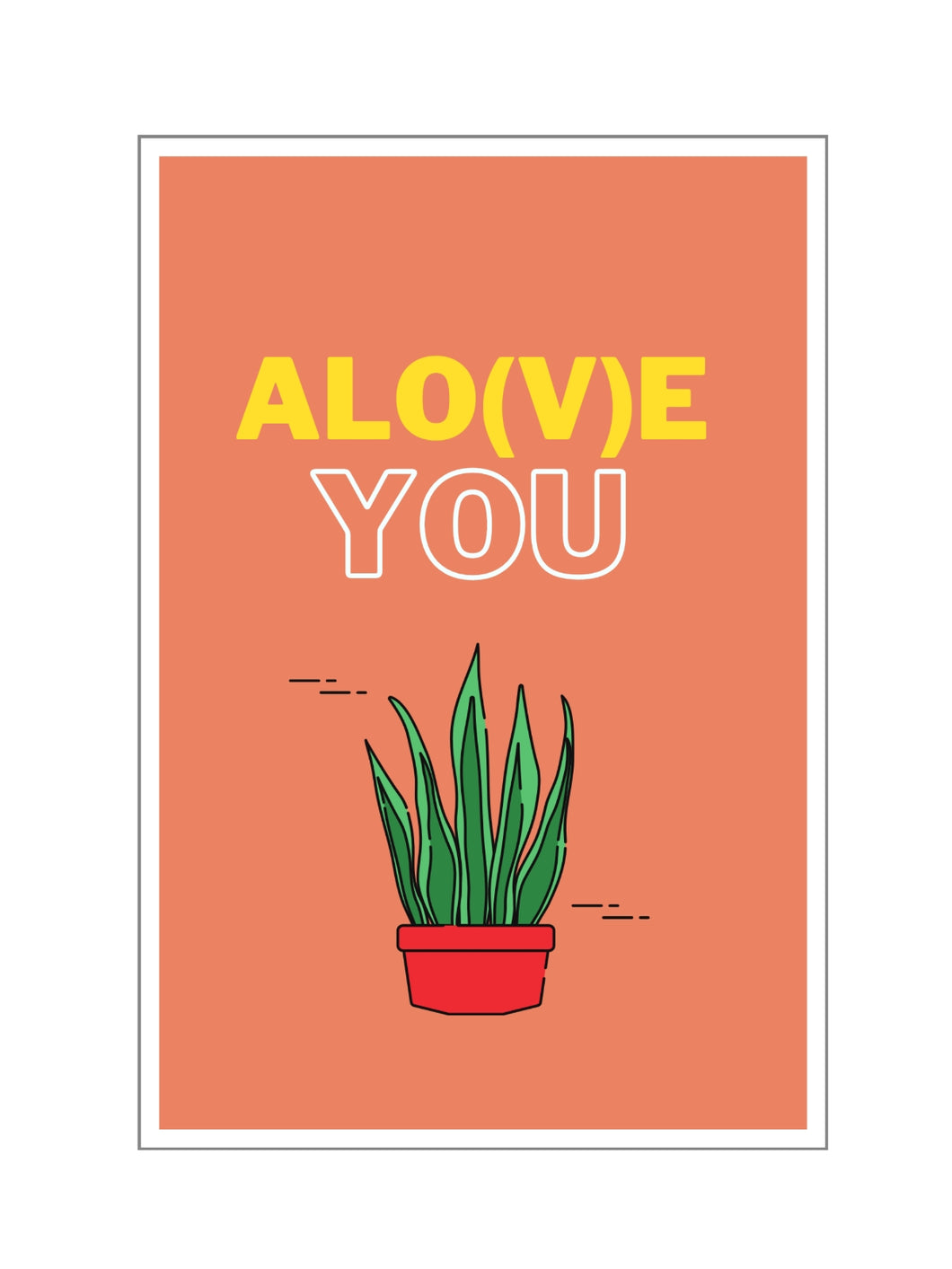 'Aloe you' Gift card