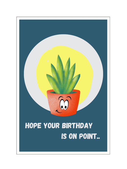 'Hope your BIRTHDAY is on point' Gift card